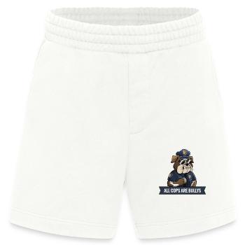 ALL COPS ARE BULLYS - Heavyweight Shorts - made by SPREAD  - OFF WHITE - Vorne