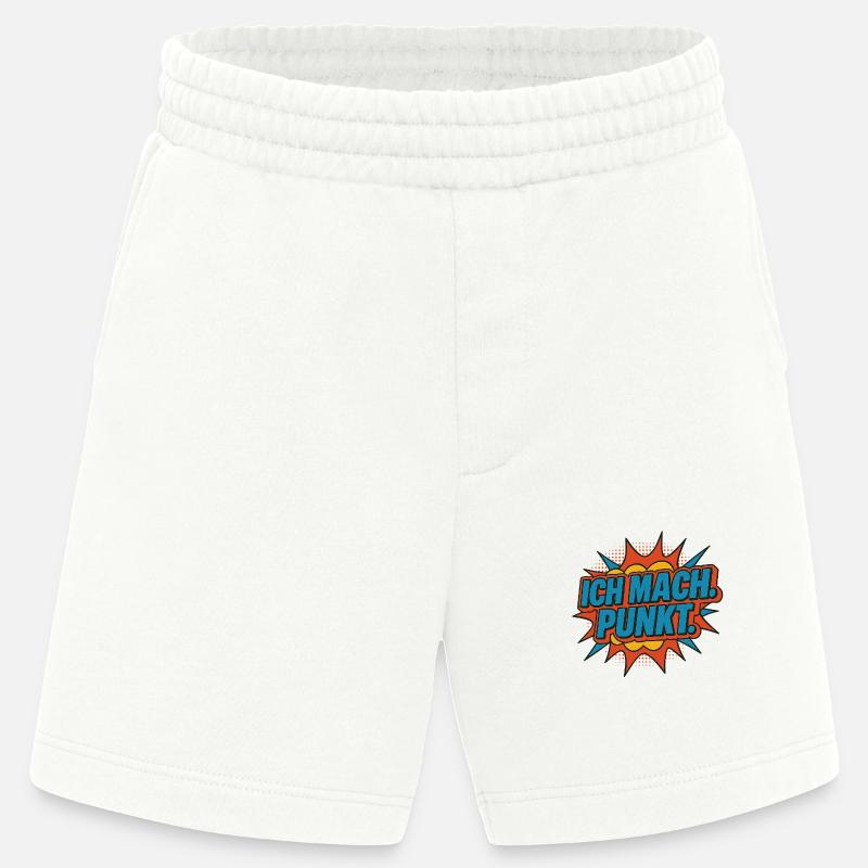 Ich mach Punkt Comic - Heavyweight Shorts - made by SPREAD - OFF WHITE