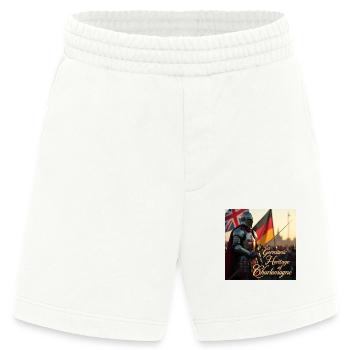 Flux Dev a medieval knight from the Crusades - Heavyweight Shorts - made by SPREAD  - OFF WHITE - Vorne