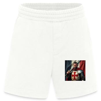 Flux Dev a worn battlehardened knight charlemagne - Heavyweight Shorts - made by SPREAD  - OFF WHITE - Vorne