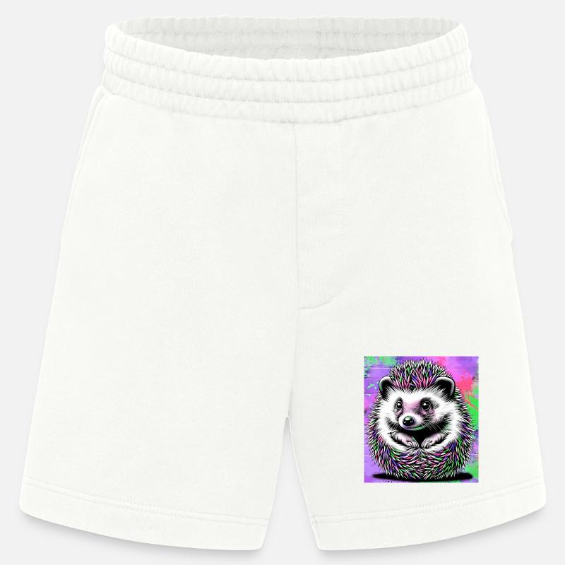 hérisson - Short bio épais fabriqué en UE - OFF WHITE