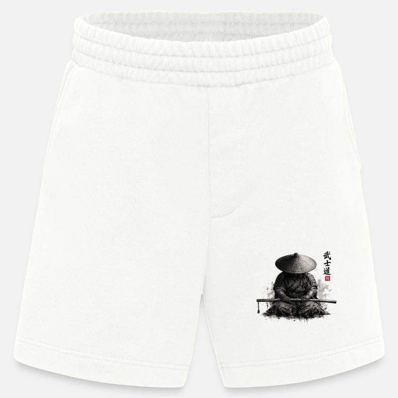Samurai - Heavyweight Shorts - made by SPREAD  - OFF WHITE