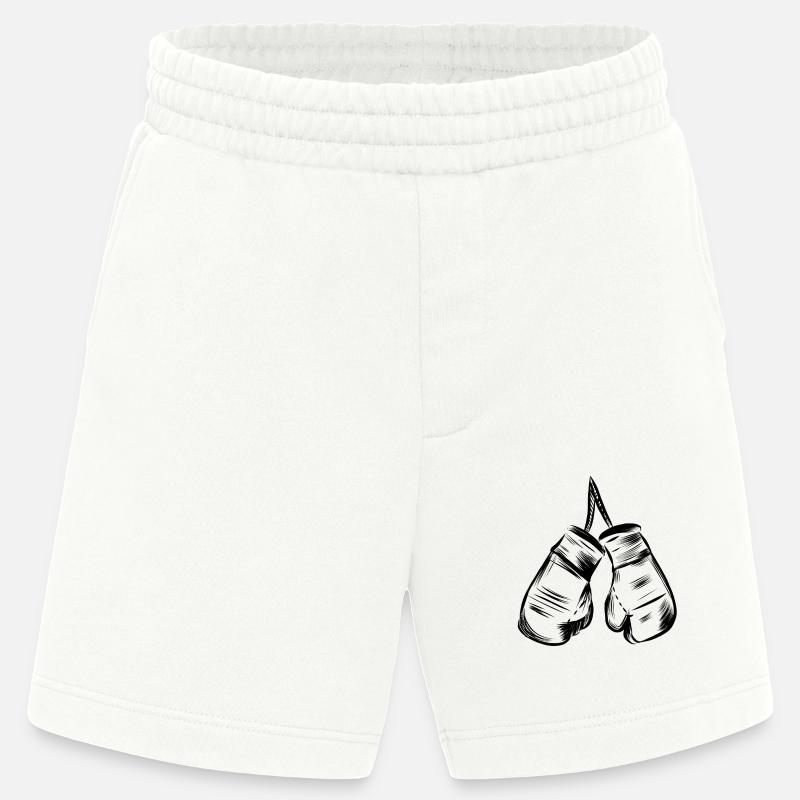 Conception de gants de boxe - Short bio épais fabriqué en UE - OFF WHITE