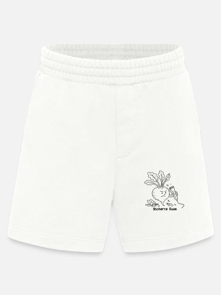 Gscherte Ruam Herzerlmadl boarisch - Heavyweight Shorts - made by SPREAD  - OFF WHITE