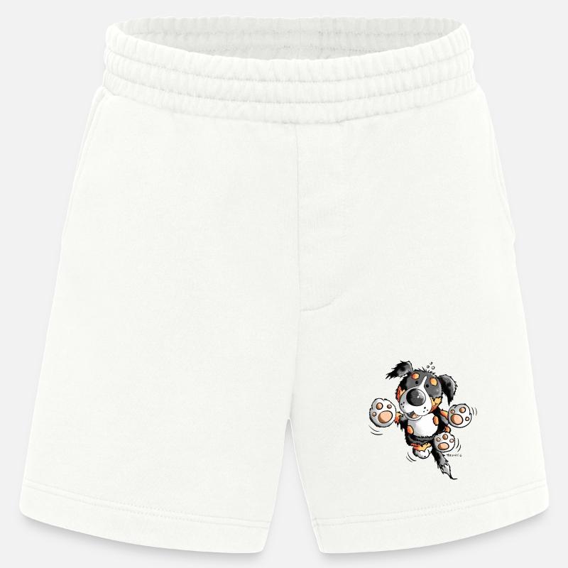Brain der Berner Sennenhund - Heavyweight Shorts - made by SPREAD  - OFF WHITE