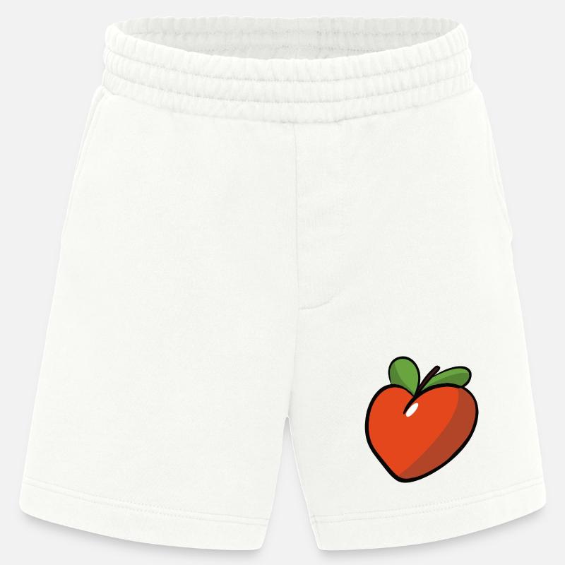 Peche_coeur - Heavyweight Shorts - made by SPREAD  - OFF WHITE