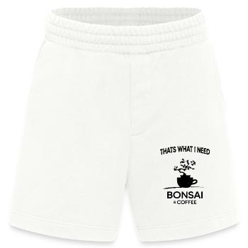 Bonsai und Kaffee Shohin Bonsaishow Yamadori - Heavyweight Shorts - made by SPREAD  - OFF WHITE - Vorne