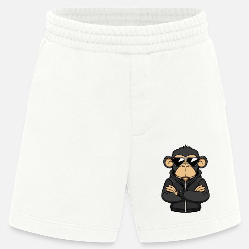 Affe Comic - Heavyweight Shorts - made by SPREAD  - OFF WHITE