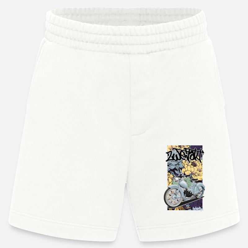 SR 2 (hellblau) // Illustration - Heavyweight Shorts - made by SPREAD  - OFF WHITE