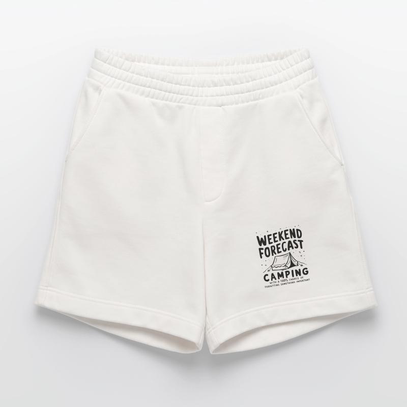 Weekend Camping Forecast Heavyweight Shorts - made by SPREAD 