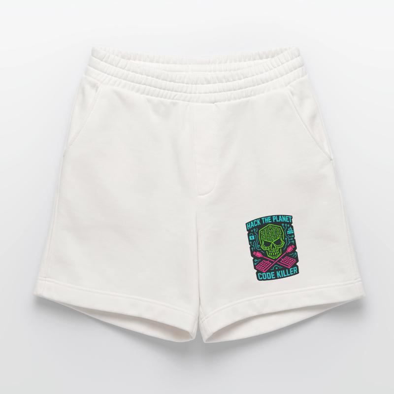 Hack the Planet Code Killer - Cyber Security Heavyweight Shorts - made by SPREAD 