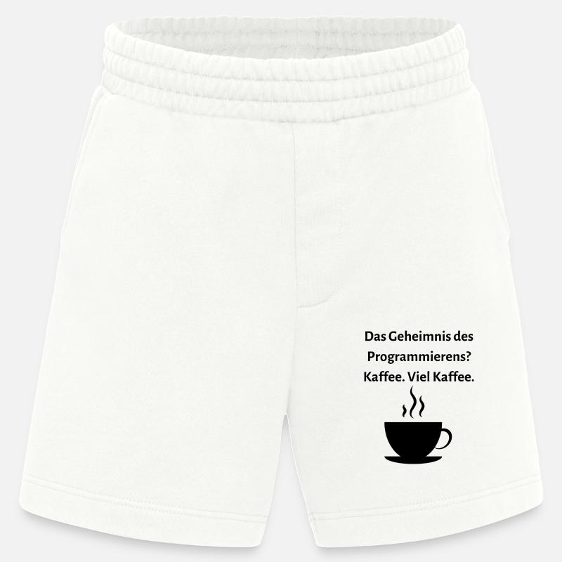 Das Geheimnis des Programmierens... - Heavyweight Shorts - made by SPREAD  - OFF WHITE