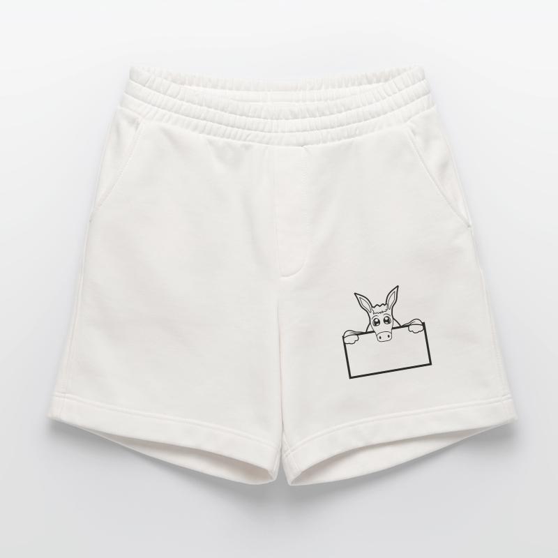 sign wall wall half text field surface write Heavyweight Shorts - made by SPREAD 