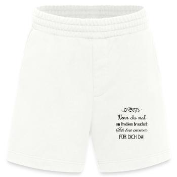 Wenn du ein Problem brauchst - Heavyweight Shorts - made by SPREAD  - OFF WHITE - Vorne