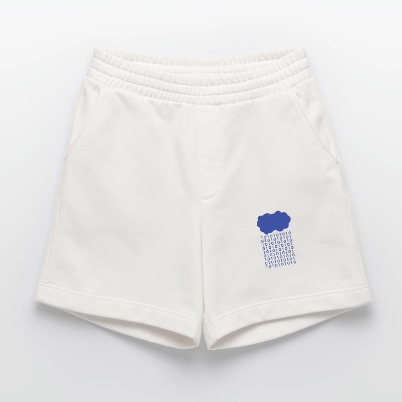 Bit rain cloud computer scientist Heavyweight Shorts - made by SPREAD 