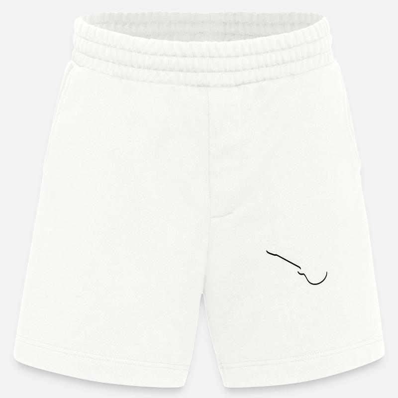 E Gitarre - Heavyweight Shorts - made by SPREAD  - OFF WHITE