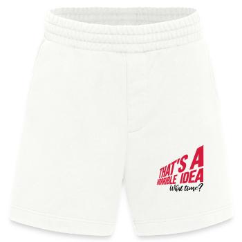 C’est une idée horrible - Short bio épais fabriqué en UE - OFF WHITE - Devant