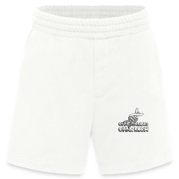 OHNE GAMING OHNE MICH + DNA - Gaming - Heavyweight Shorts - made by SPREAD  - OFF WHITE - Vorne