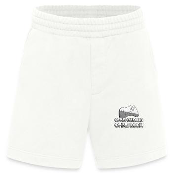 OHNE GAMING OHNE MICH + Controller - Gaming - Heavyweight Shorts - made by SPREAD  - OFF WHITE - Vorne