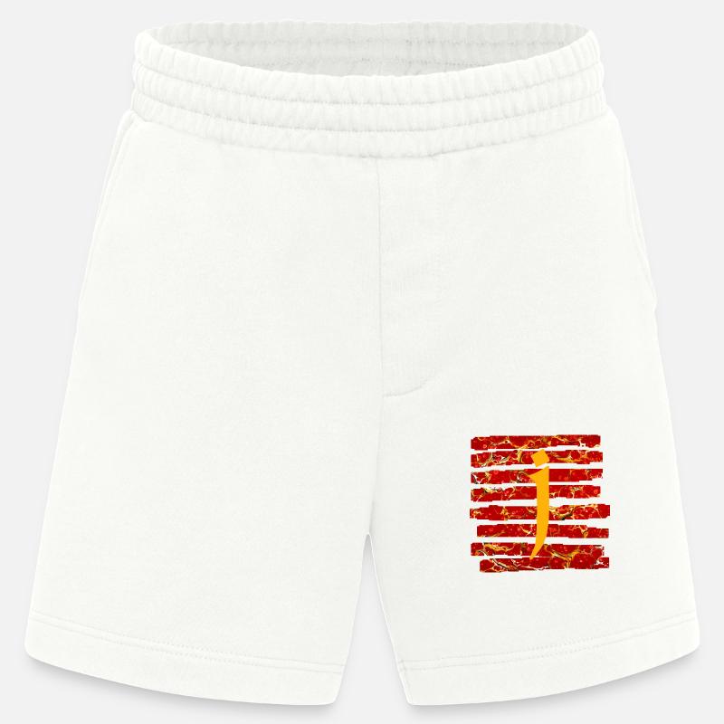 streifen e 232 j - Heavyweight Shorts - made by SPREAD - OFF WHITE