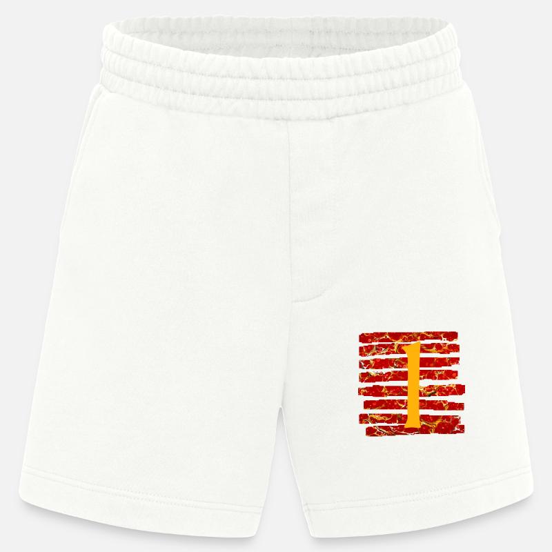 Bande E 232 l - Short bio épais fabriqué en UE - OFF WHITE