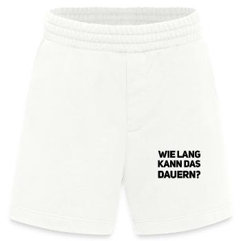 Wie lange kann das dauern? - Heavyweight Shorts - made by SPREAD  - OFF WHITE - Vorne