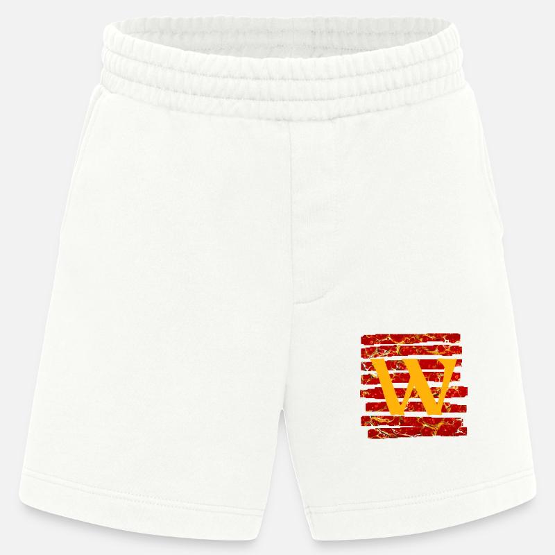 Bande E 232 W - Short bio épais fabriqué en UE - OFF WHITE