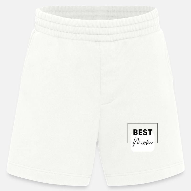 Design - Beste Mama - Heavyweight Shorts - made by SPREAD  - OFF WHITE
