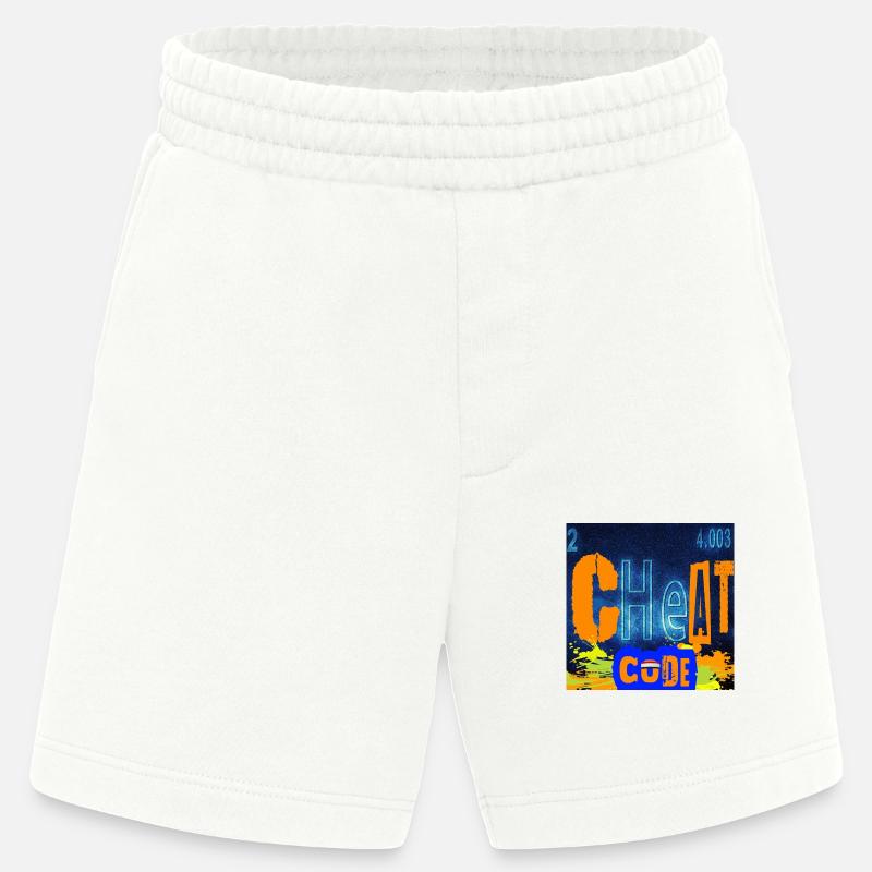 CHEATCODE-CHEMIE - Heavyweight Shorts - made by SPREAD  - OFF WHITE