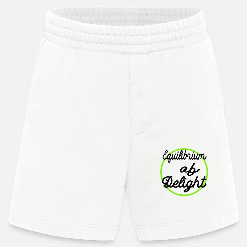 present idea achieving equilibrium jokes - Heavyweight Shorts - made by SPREAD  - OFF WHITE