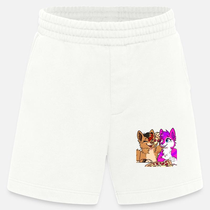 SkyXAkera Pizzadate - Heavyweight Shorts - made by SPREAD  - OFF WHITE