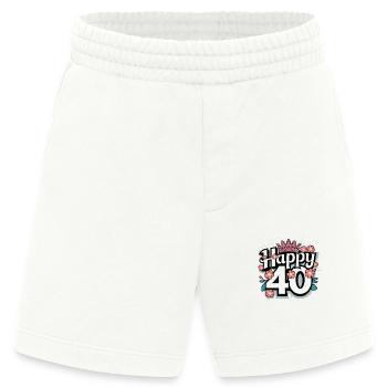 Runder Geburtstag 40. - Heavyweight Shorts - made by SPREAD  - OFF WHITE - Vorne