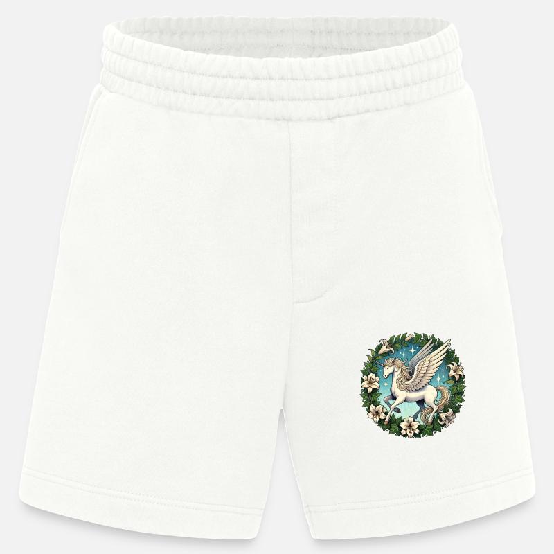 Pegasus Einhorn - Heavyweight Shorts - made by SPREAD - OFF WHITE