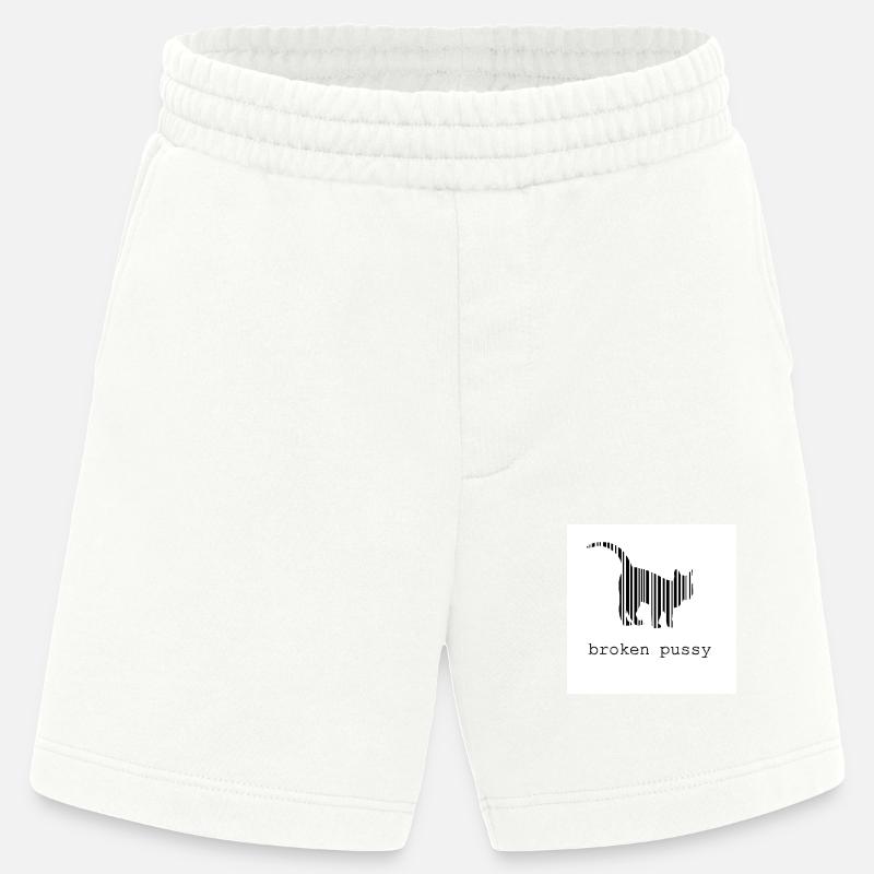 Broken Katze - Heavyweight Shorts - made by SPREAD  - OFF WHITE