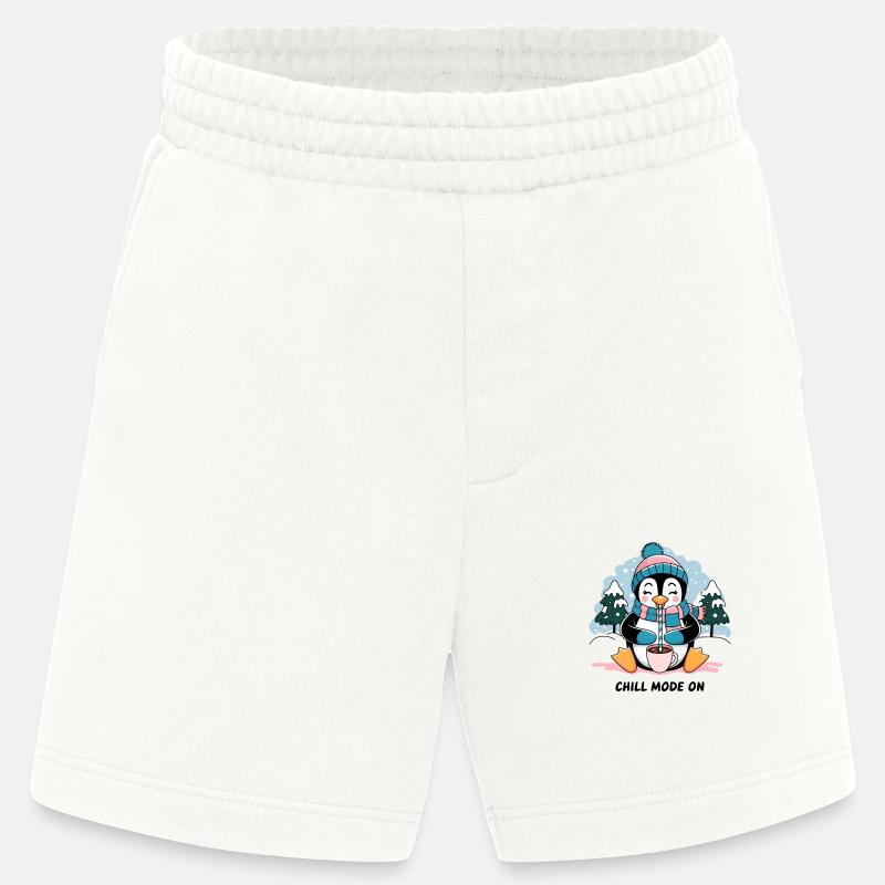 Chill-Modus Ein - Heavyweight Shorts - made by SPREAD  - OFF WHITE