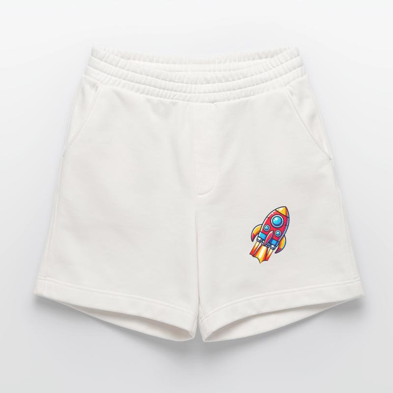 Rocket Comic Heavyweight Shorts - made by SPREAD 