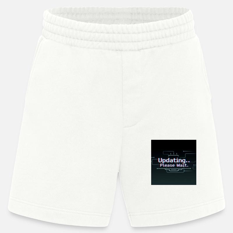 Glitch Update Ladebildschirm - Heavyweight Shorts - made by SPREAD - OFF WHITE