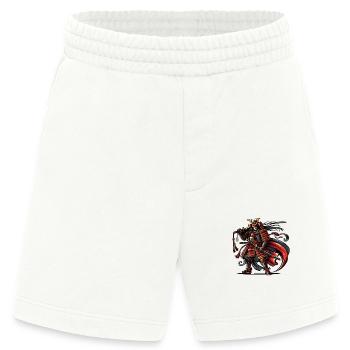 samurai comic - Heavyweight Shorts - made by SPREAD  - OFF WHITE - Vorne