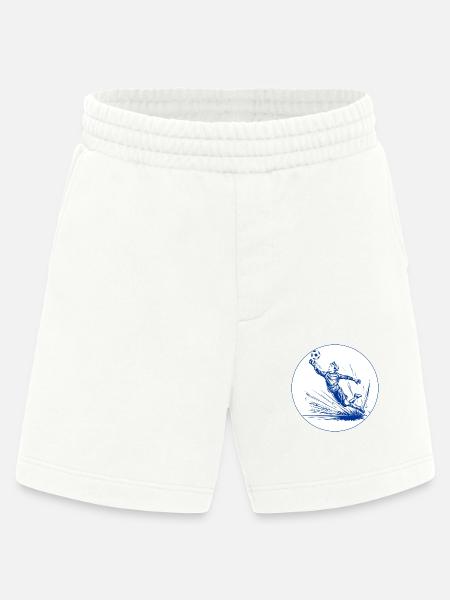 Goalkeeper (blue and white) - Heavyweight Shorts - made by SPREAD  - OFF WHITE