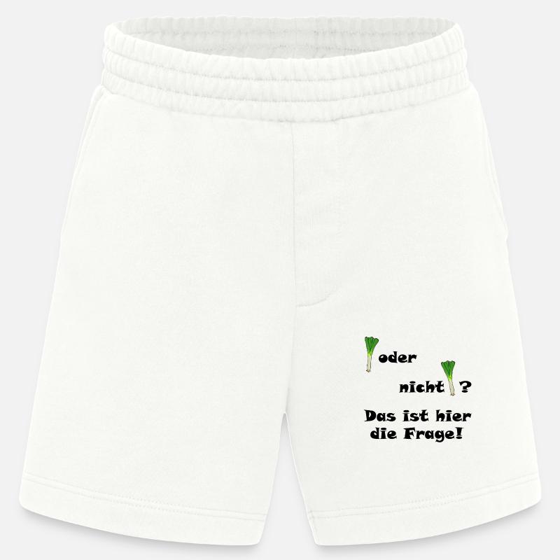 Lauch oder nicht Lauch? - Heavyweight Shorts - made by SPREAD  - OFF WHITE
