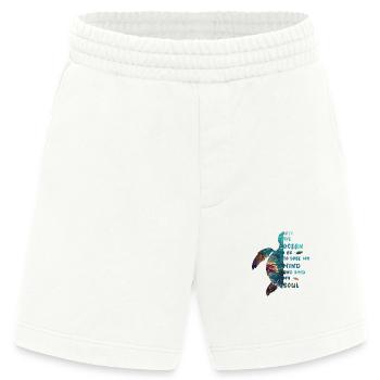 Ab in den Ozean - Heavyweight Shorts - made by SPREAD  - OFF WHITE - Vorne