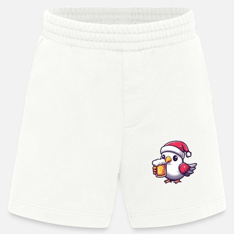 Bière de Noël Dove Bird - Short bio épais fabriqué en UE - OFF WHITE