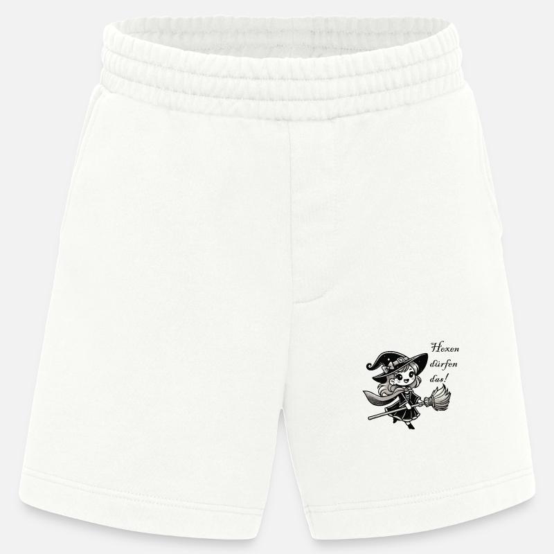 hexe comic - Heavyweight Shorts - made by SPREAD  - OFF WHITE