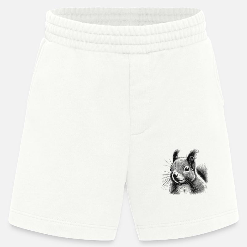 Eichhörnchen - Heavyweight Shorts - made by SPREAD  - OFF WHITE