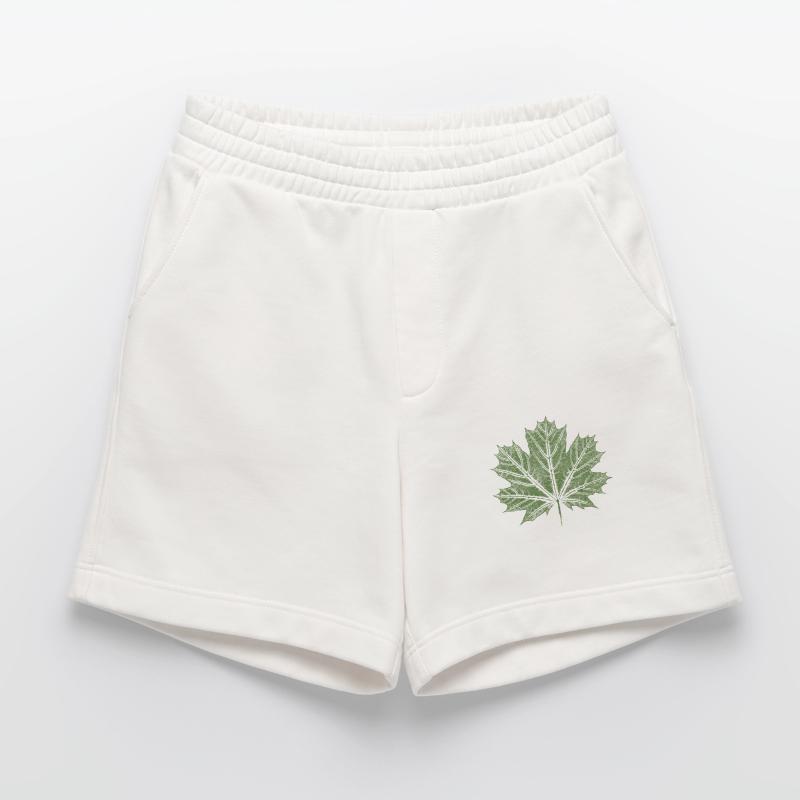 Maple Leaf / Leaf - BOTANICAL Maple Heavyweight Shorts - made by SPREAD 