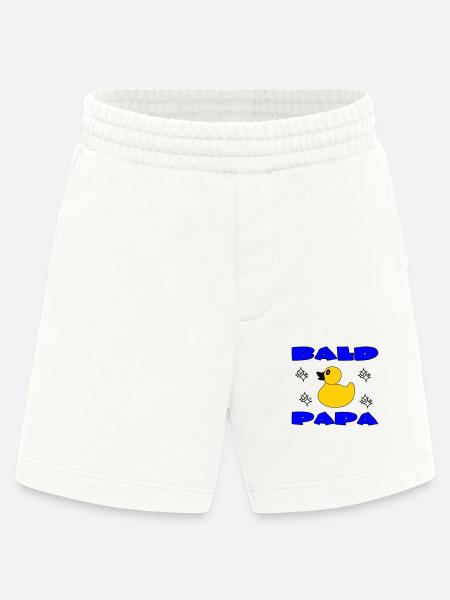 BALD PAPA - Heavyweight Shorts - made by SPREAD  - OFF WHITE