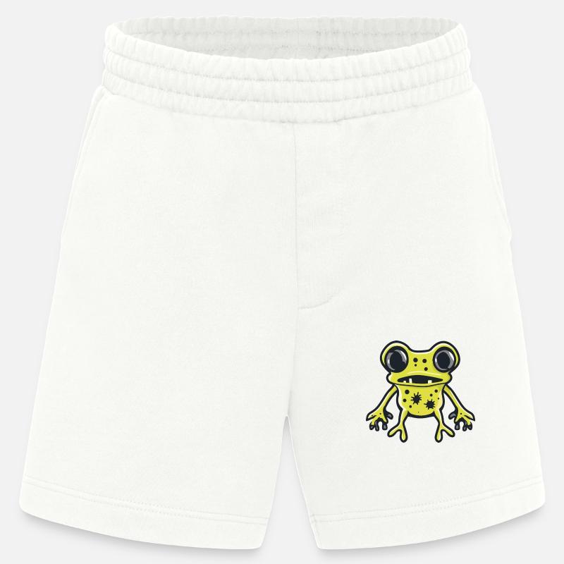 Frosch Halloween Comic Lustig - Heavyweight Shorts - made by SPREAD  - OFF WHITE