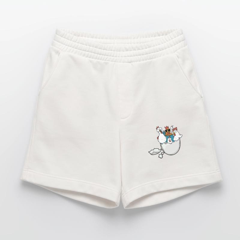 Eggshell Chickens Easter Eggs Poultry Poultry Heavyweight Shorts - made by SPREAD 