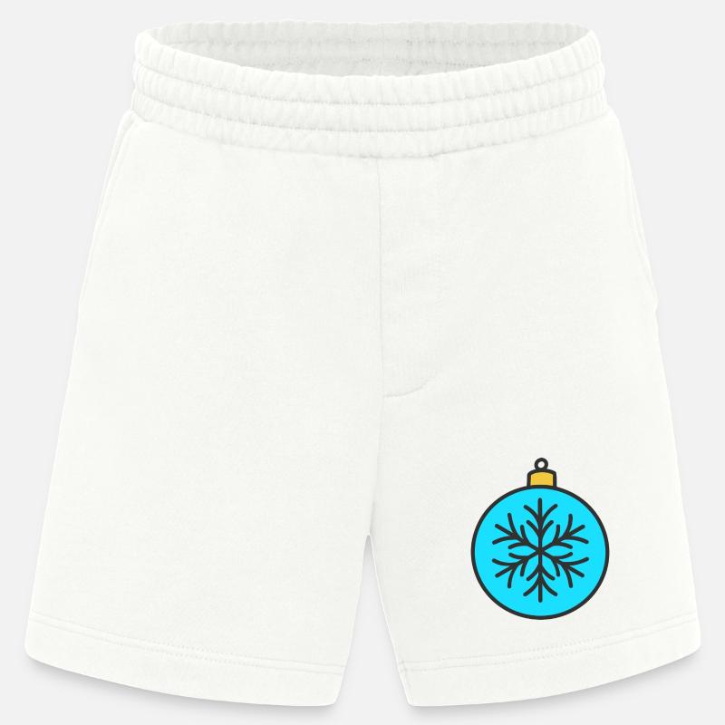 Weihnachtskugel - Heavyweight Shorts - made by SPREAD  - OFF WHITE