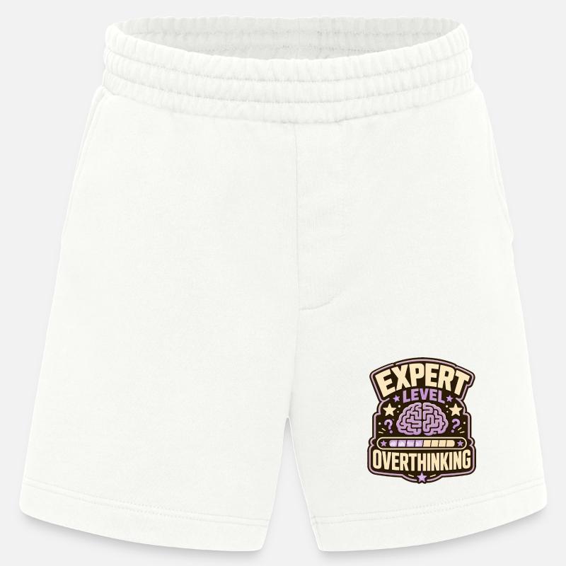 Expert Level Overthinking - Heavyweight Shorts - made by SPREAD  - OFF WHITE